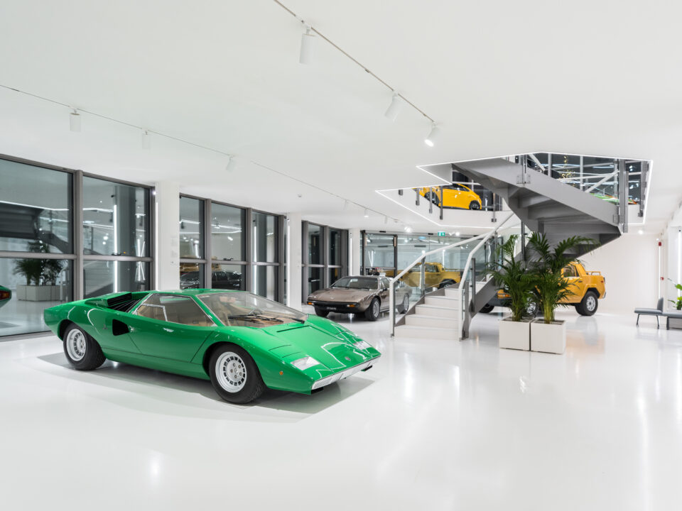 Museo Automobili Lamborghini seen from above